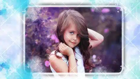 بنر قاب عکس لایه باز کودک پنجم